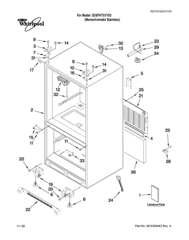 Cabinet parts