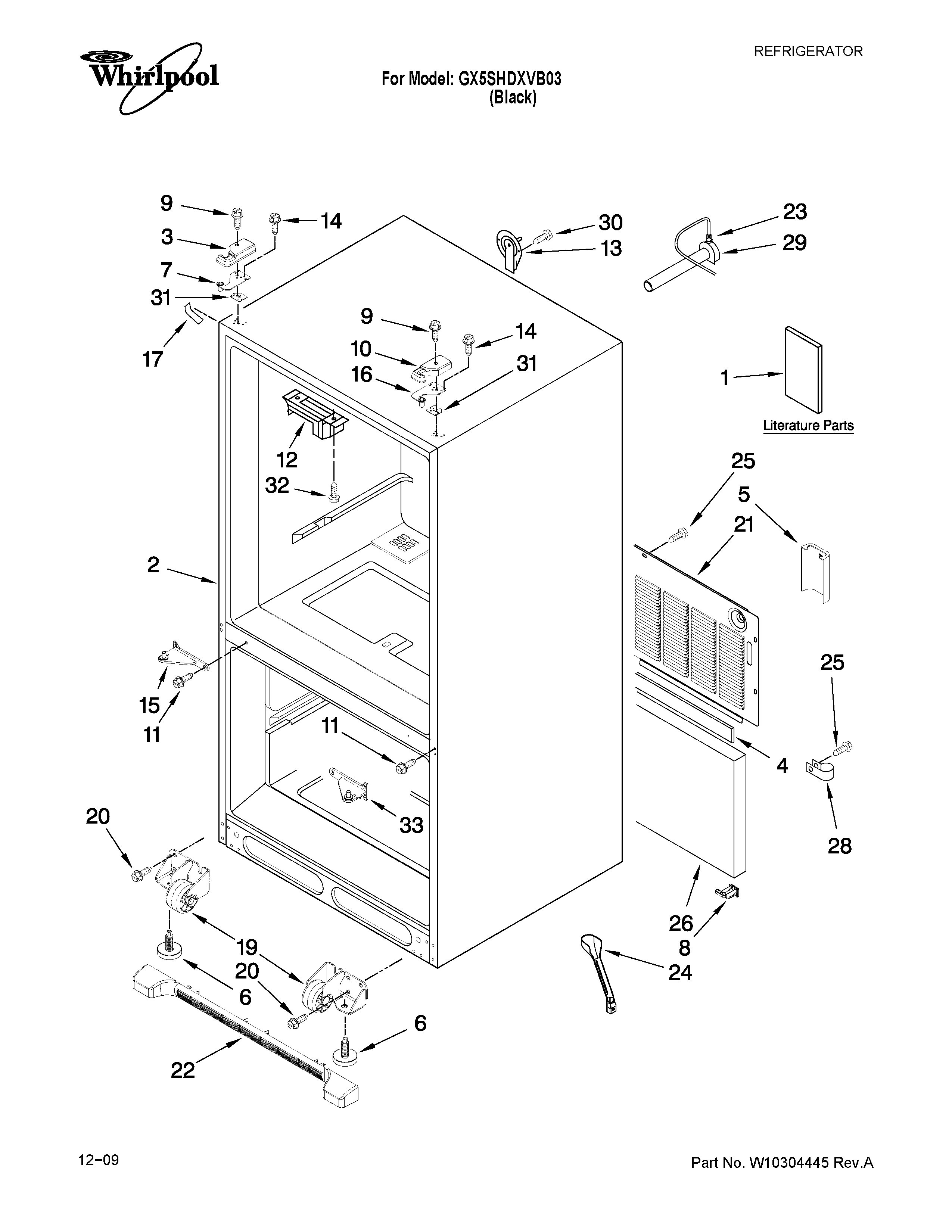 Cabinet parts