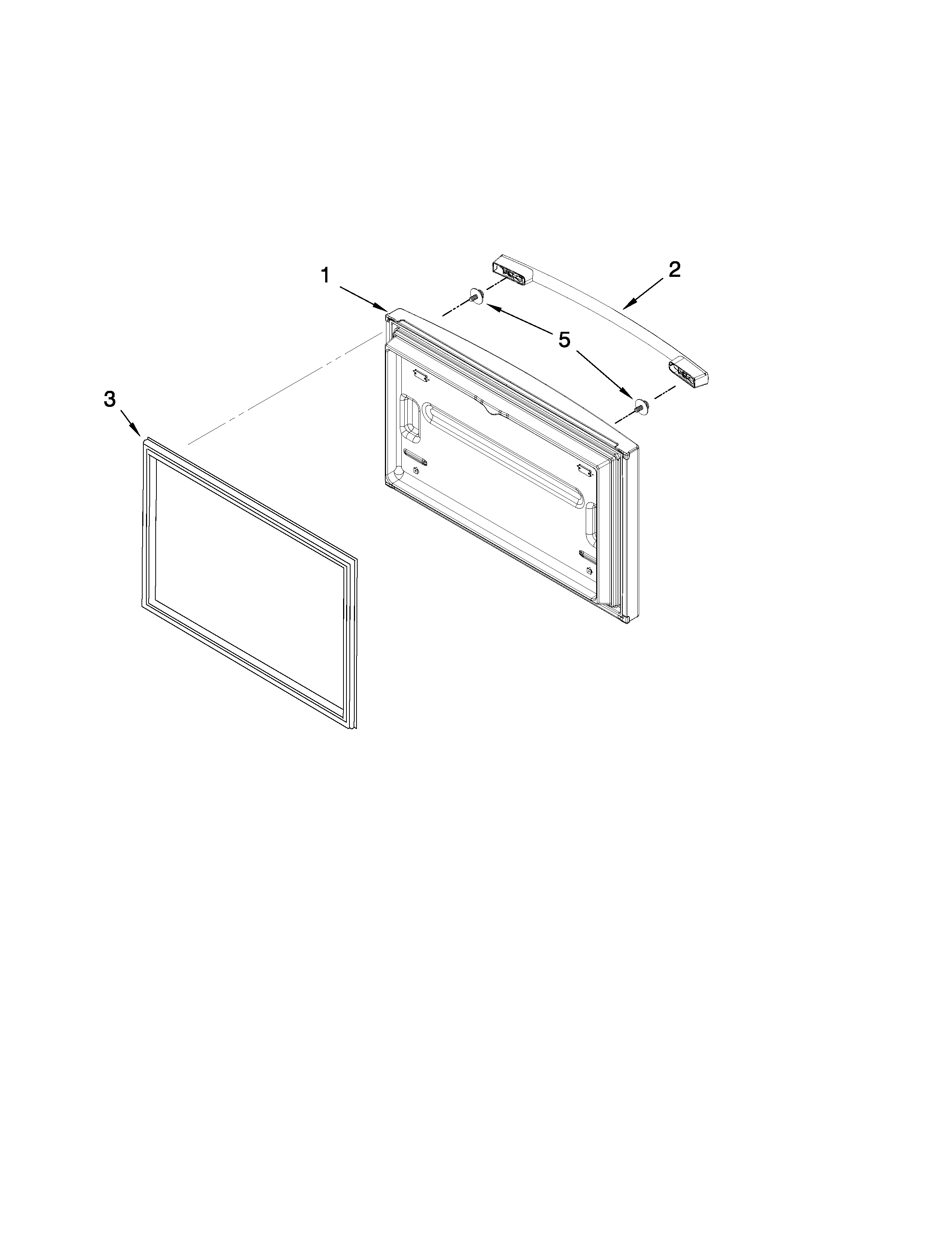 Freezer door parts