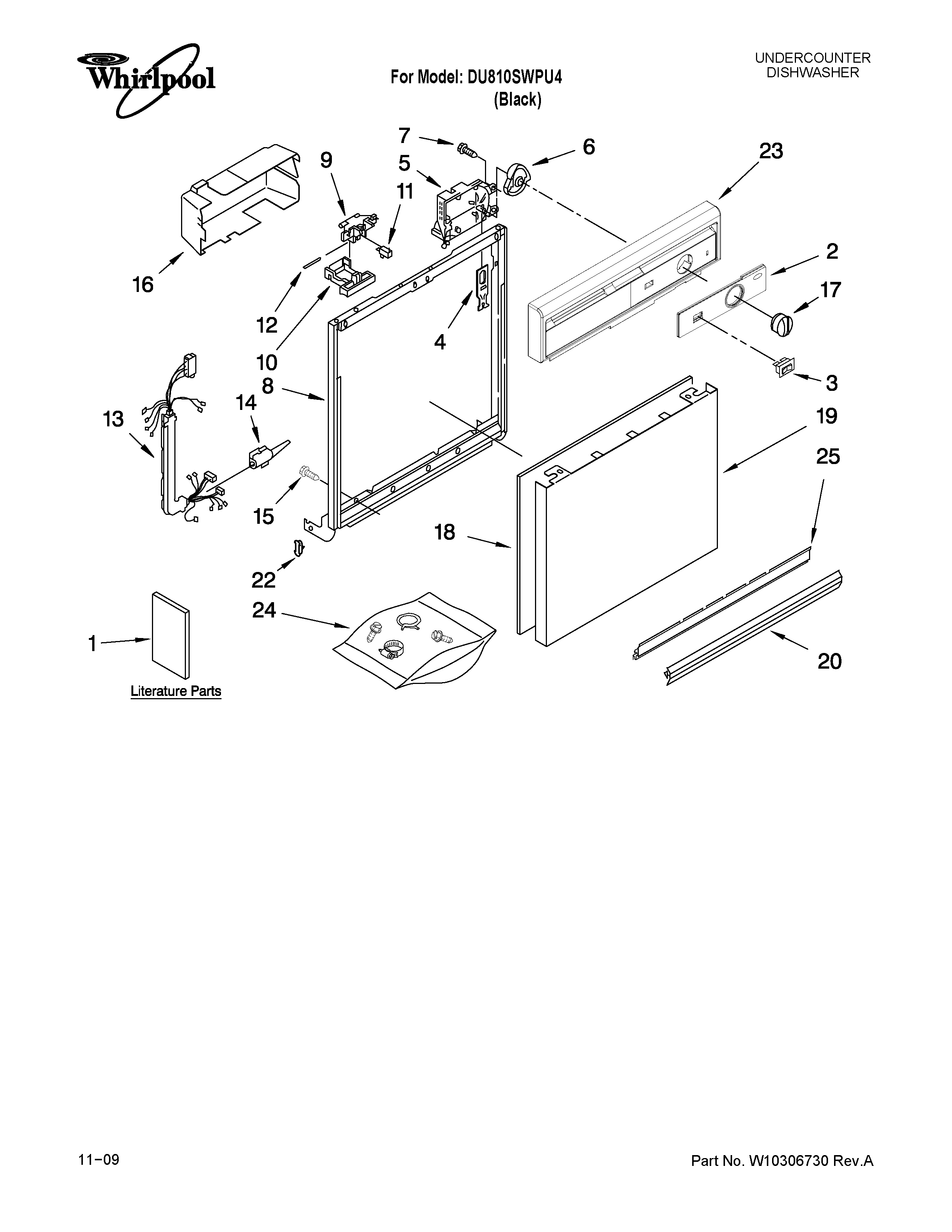 Frame and console parts