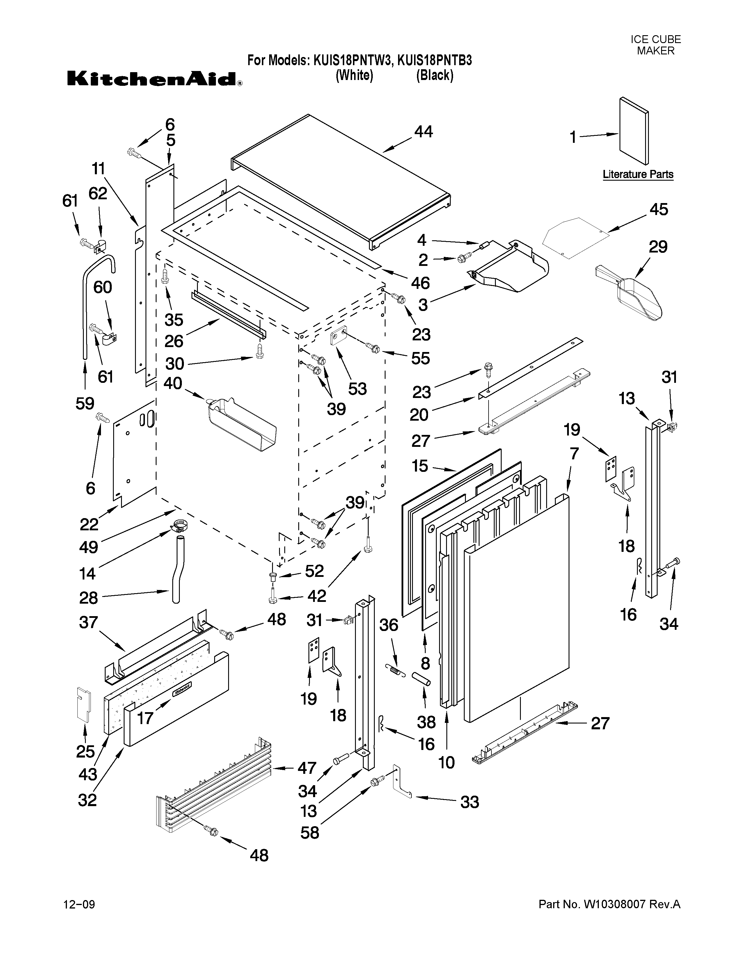 CABINET LINER AND DOOR PARTS