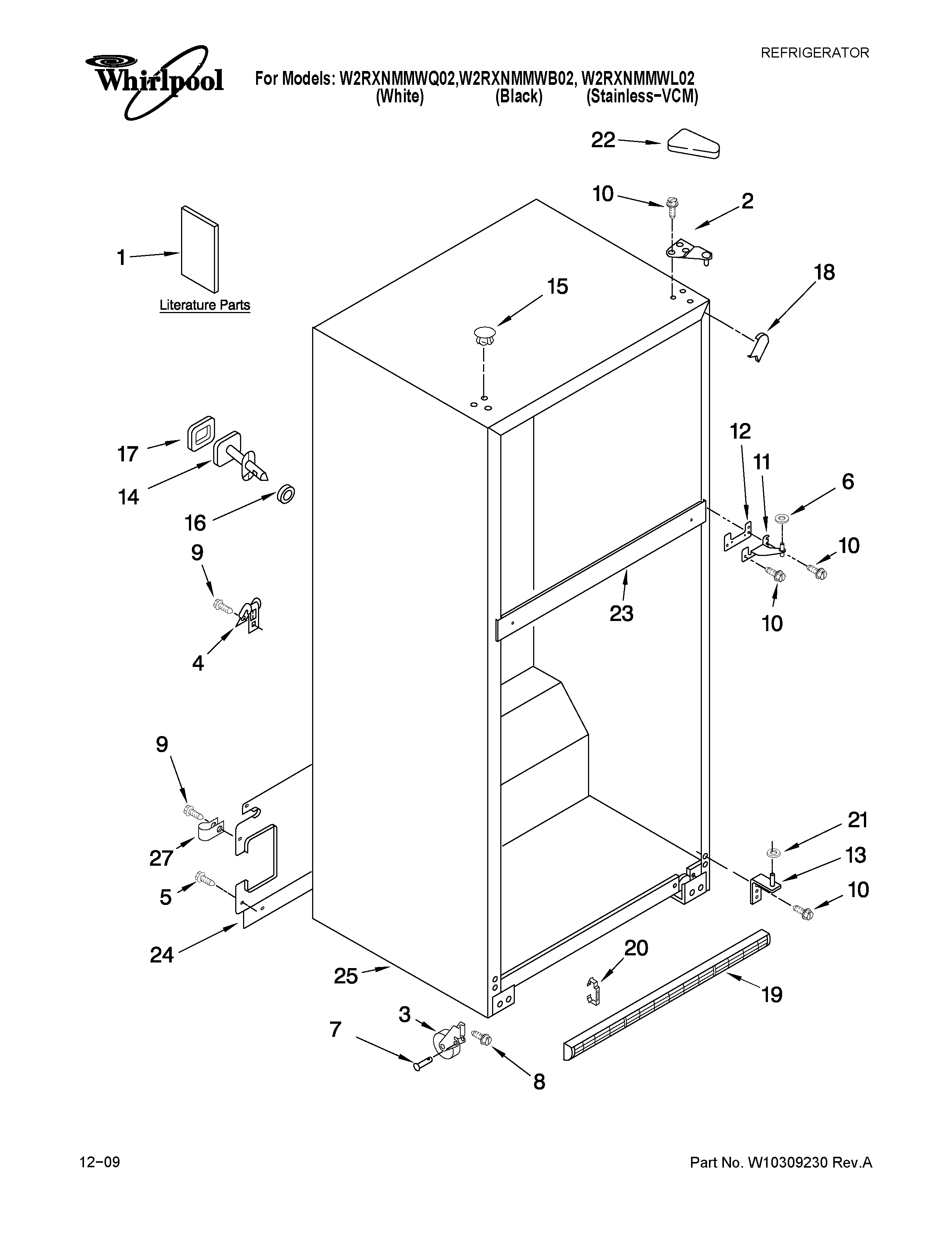 CABINET PARTS