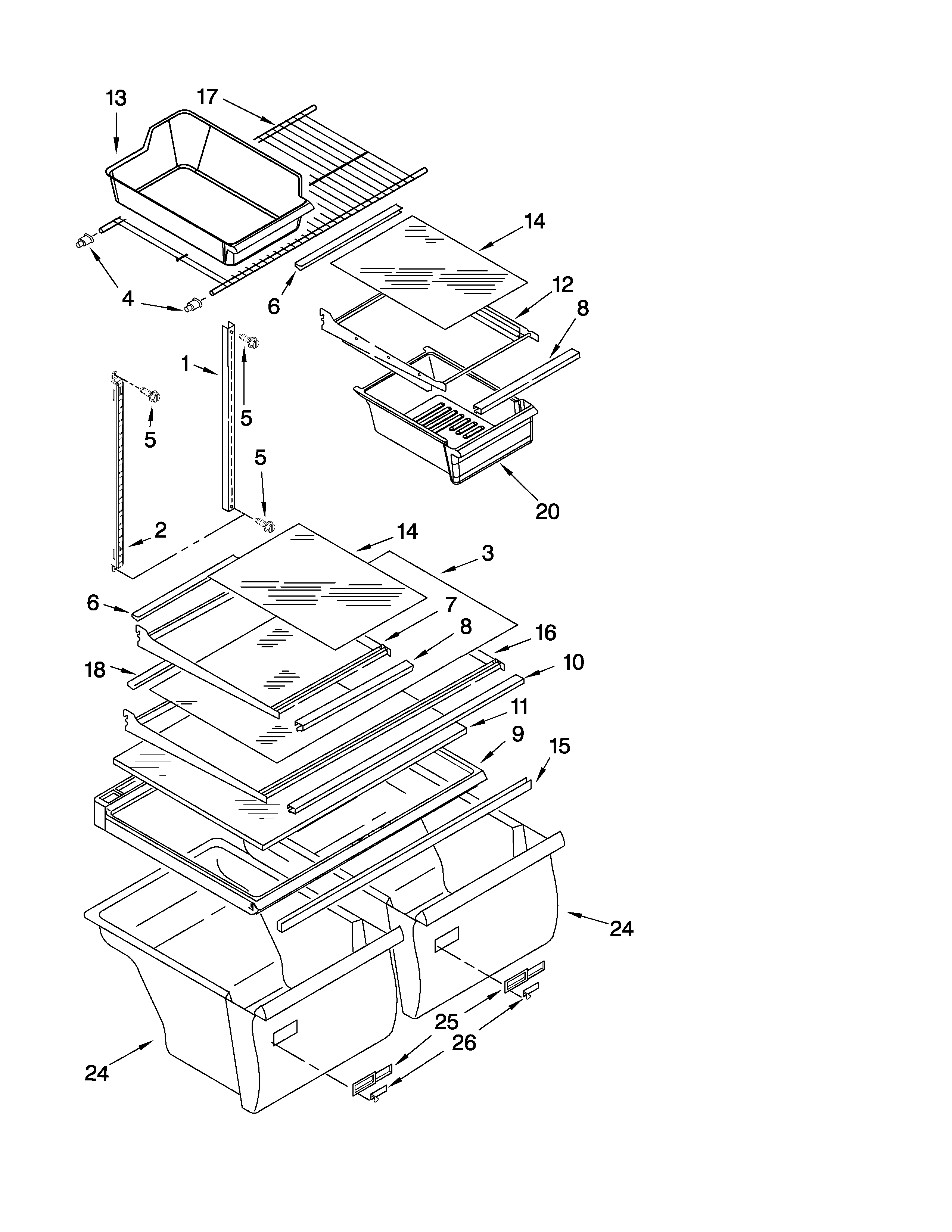 SHELF PARTS