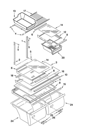 Shelf parts