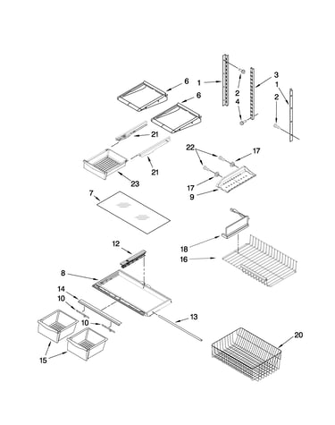 Shelf parts