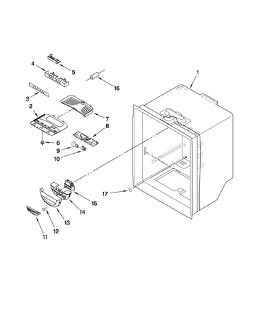Refrigerator liner parts