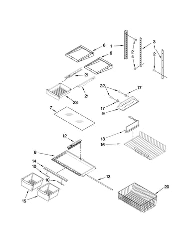 Shelf parts