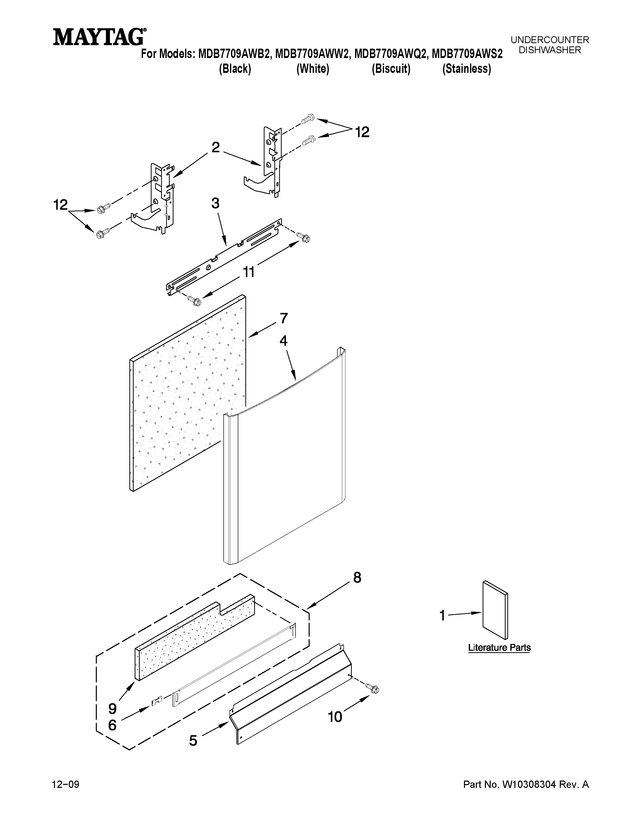 Door and panel parts