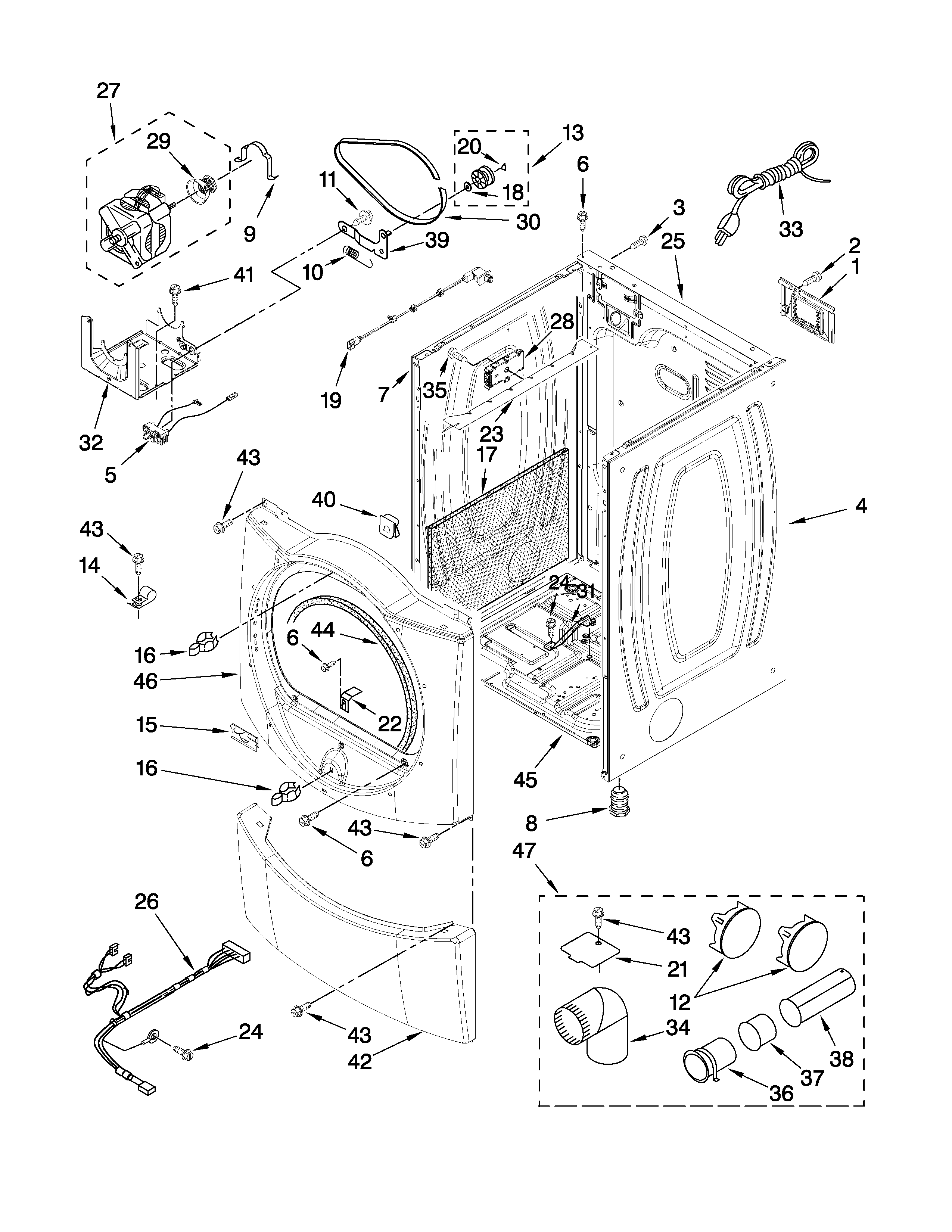 CABINET PARTS