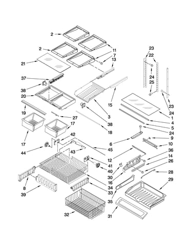 Shelf parts