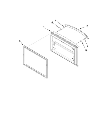 Freezer door parts