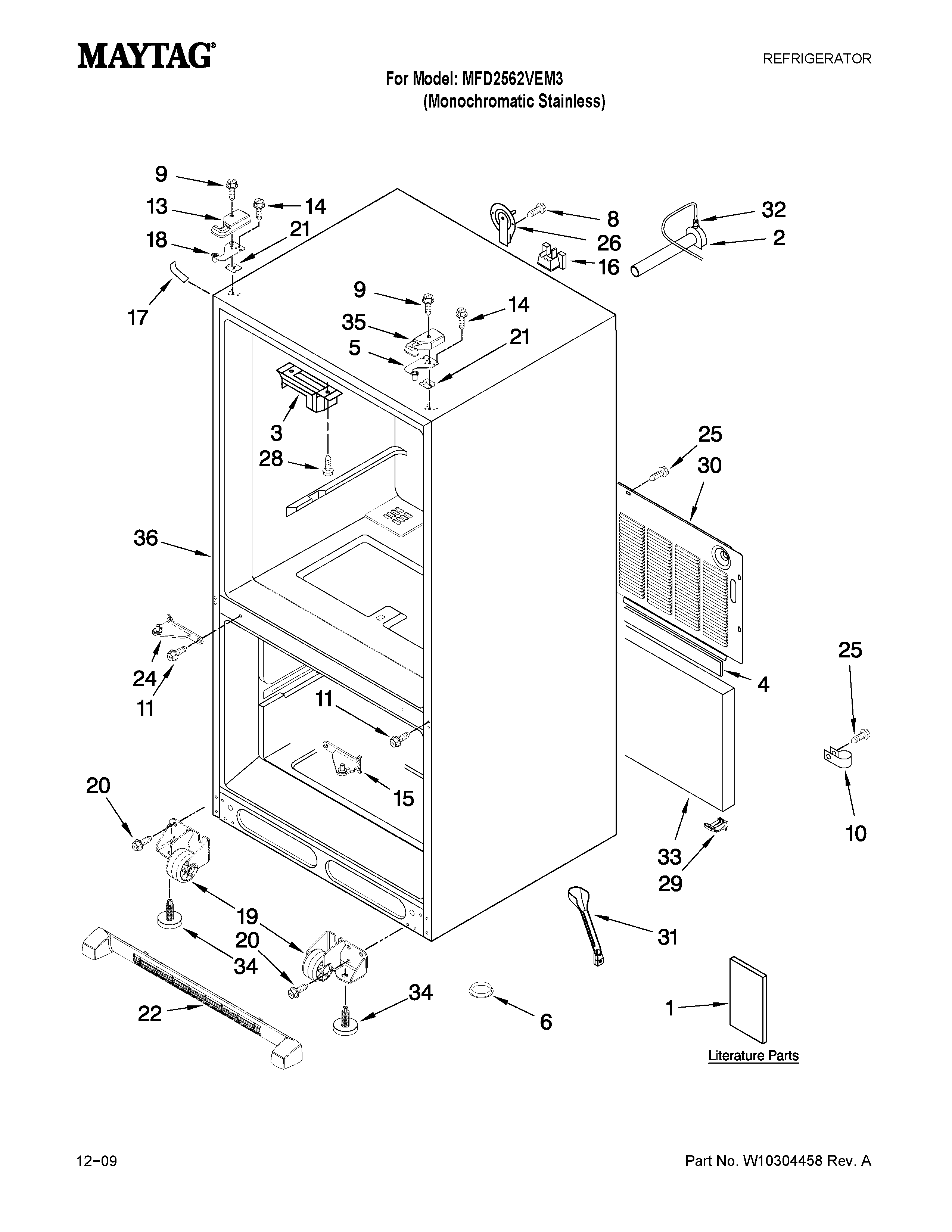 Cabinet parts