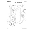 Maytag MFF2558VEW2 cabinet parts diagram
