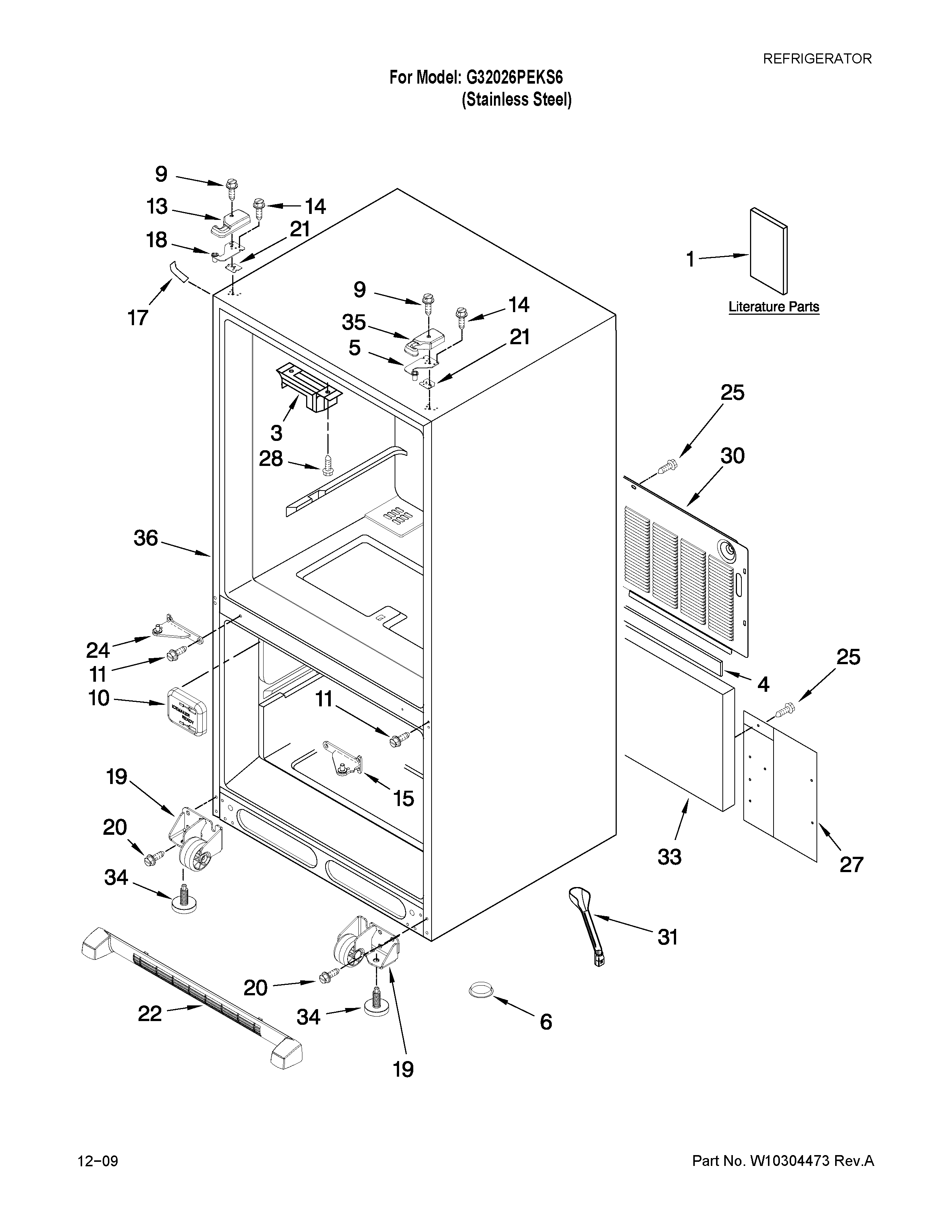 Cabinet parts