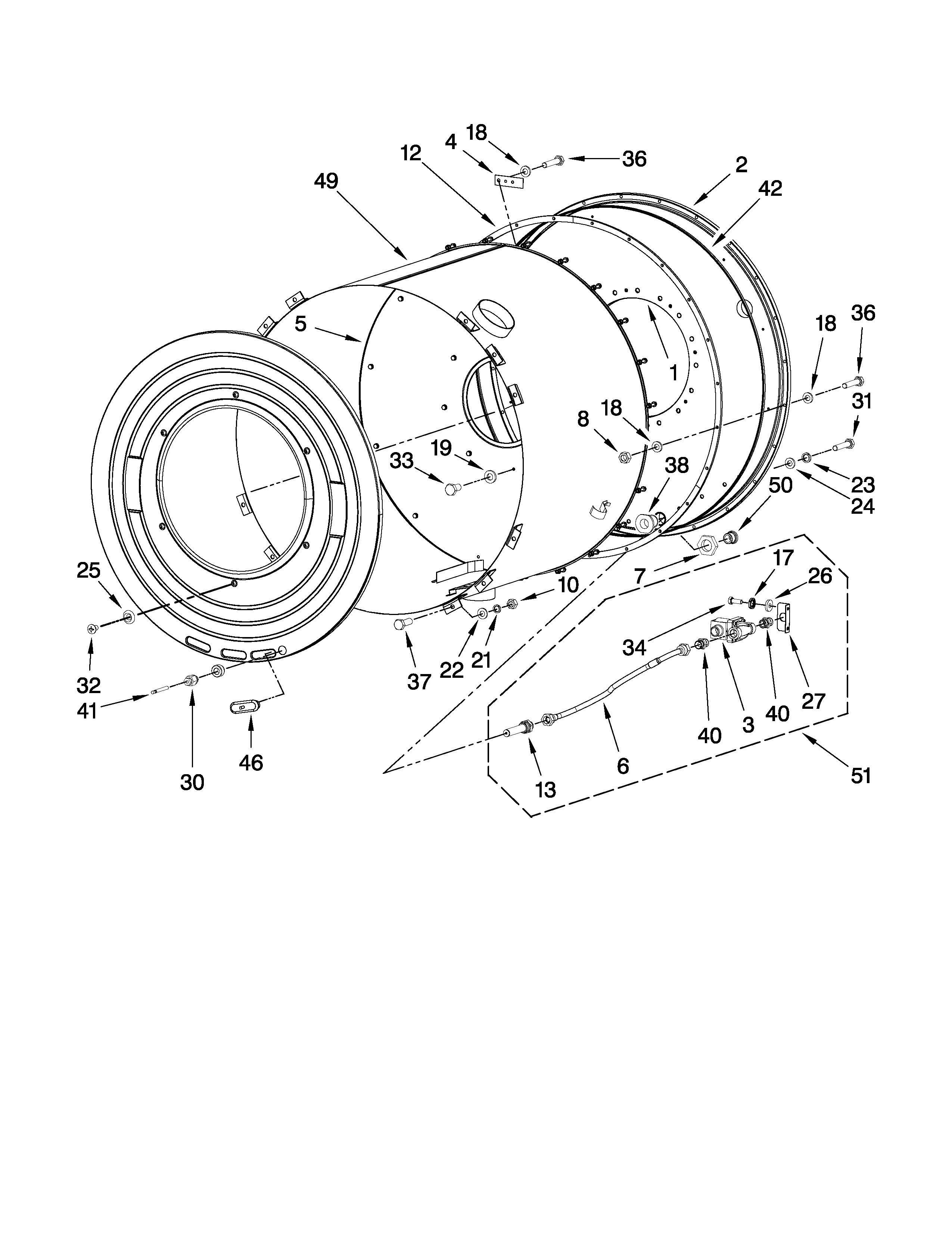 TUB PARTS