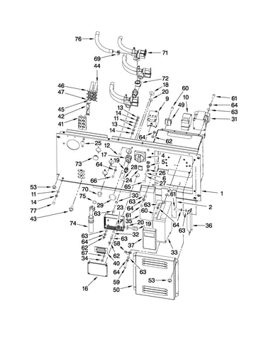 Rear panel parts