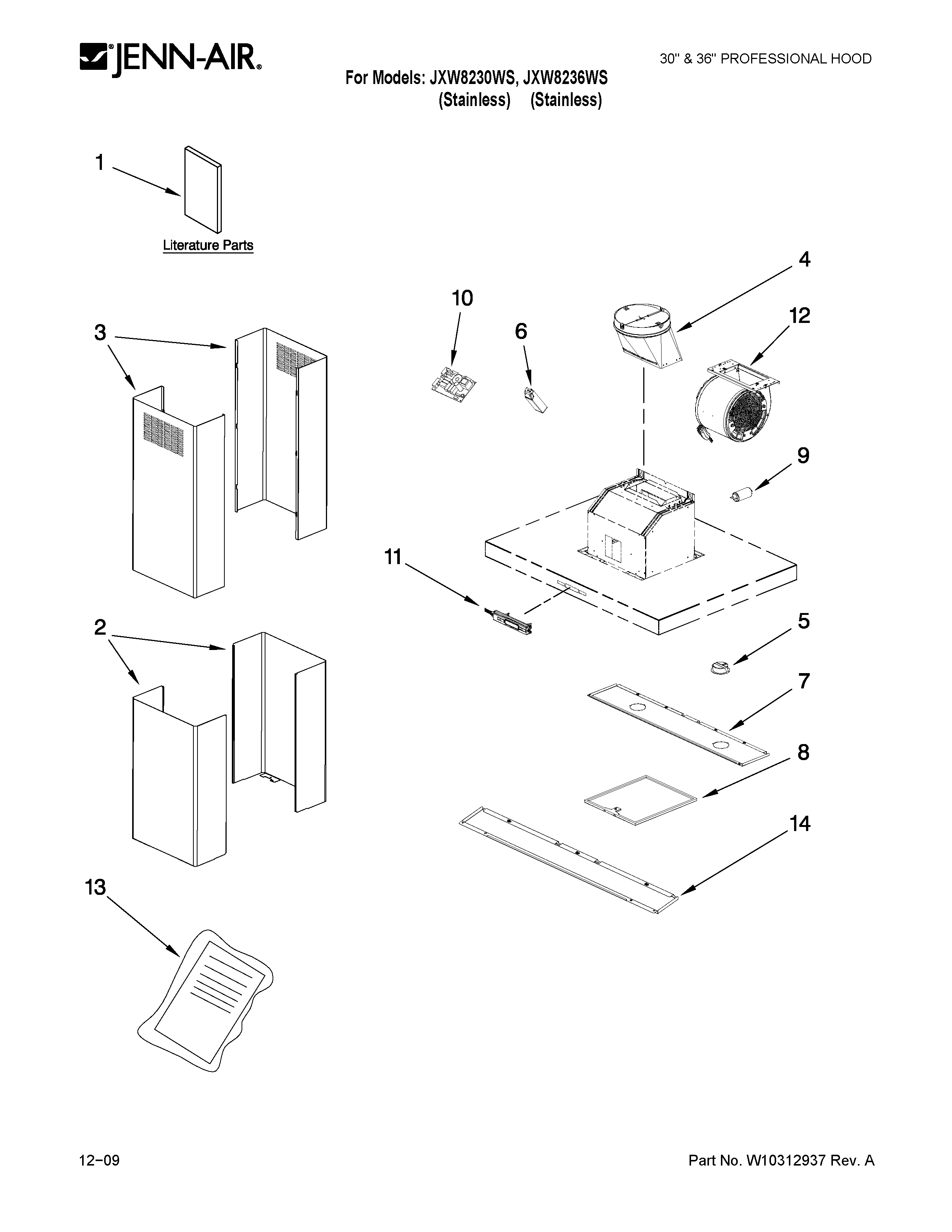 Hood parts