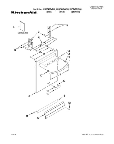 Door and panel parts