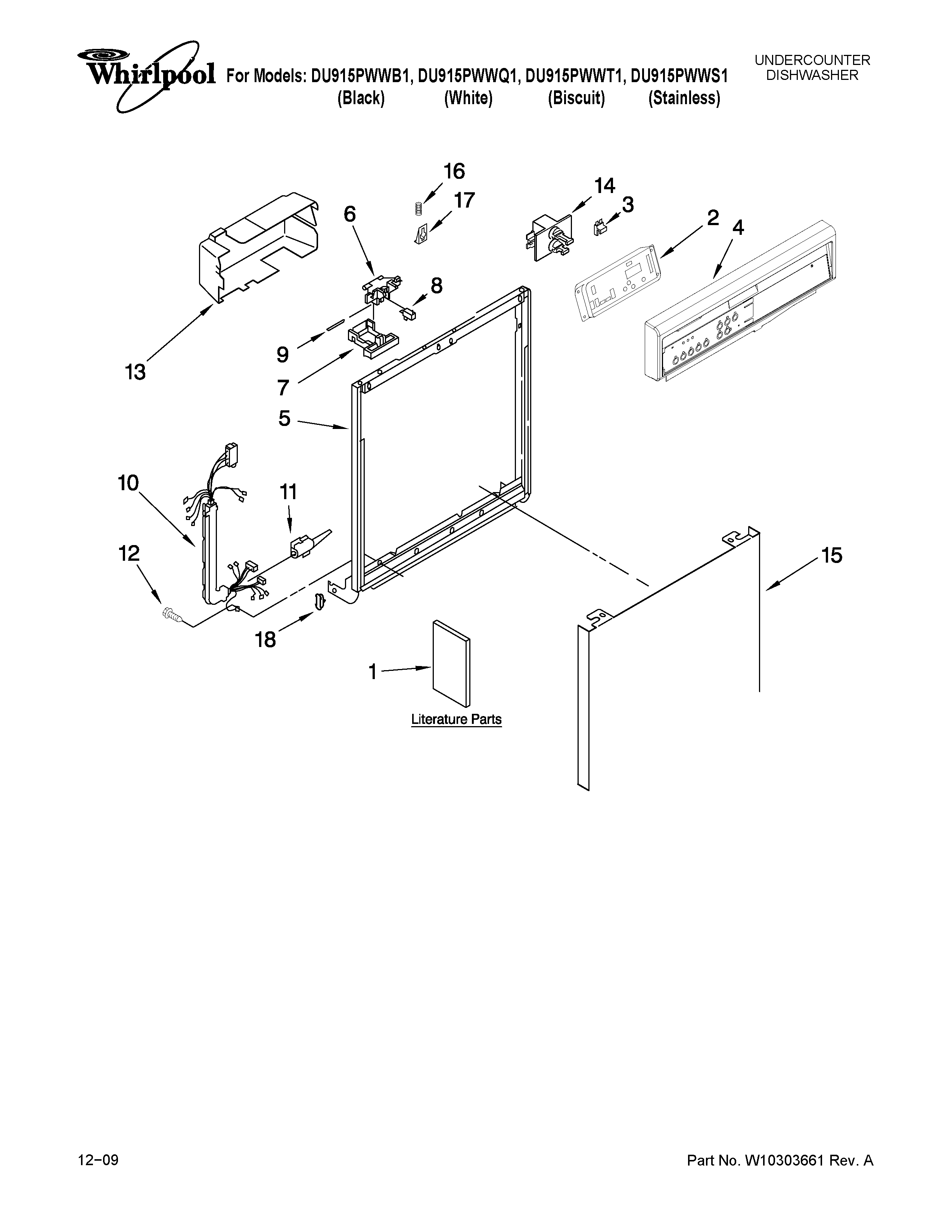 Frame and console parts