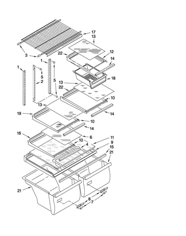 Shelf parts