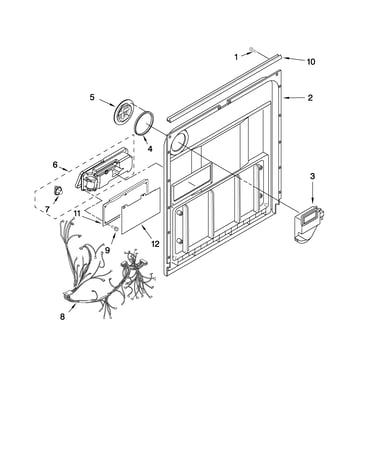 Door and latch parts