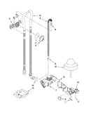 Fill drain and overfill parts