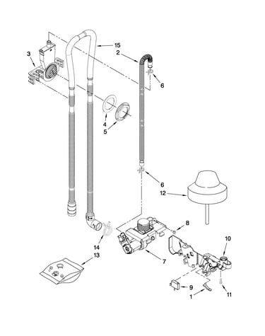 Fill drain and overfill parts