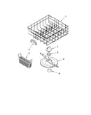 Lower dishrack parts