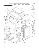 Cabinet liner and door parts