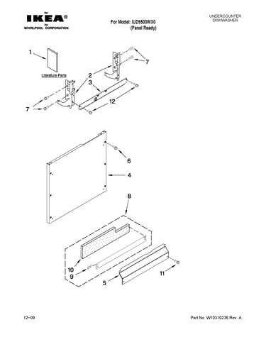 Door and panel parts