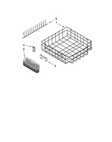 Lower rack parts