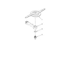 Ikea IUD9500WX0 lower washarm and strainer parts diagram