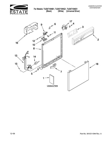 Frame and console parts
