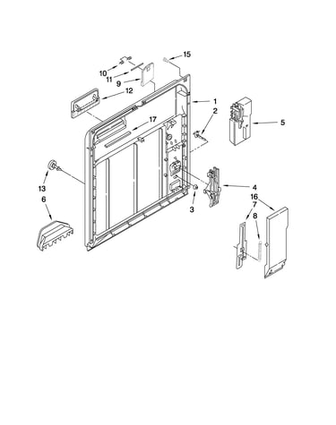 Inner door parts