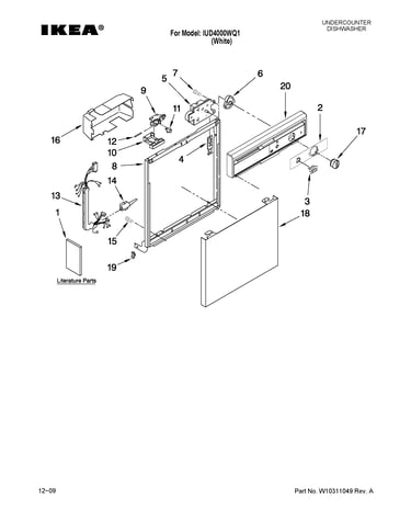 Frame and console parts