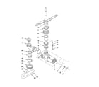 Ikea IUD4000WQ1 pump and spray arm parts diagram