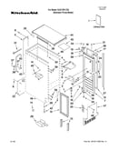 Cabinet liner and door parts