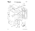 Whirlpool GI15NFRTS3 cabinet liner and door parts diagram