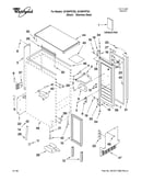 Cabinet liner and door parts