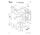 Whirlpool GI15NFLTS3 cabinet liner and door parts diagram