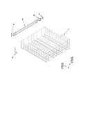 Upper rack and track parts
