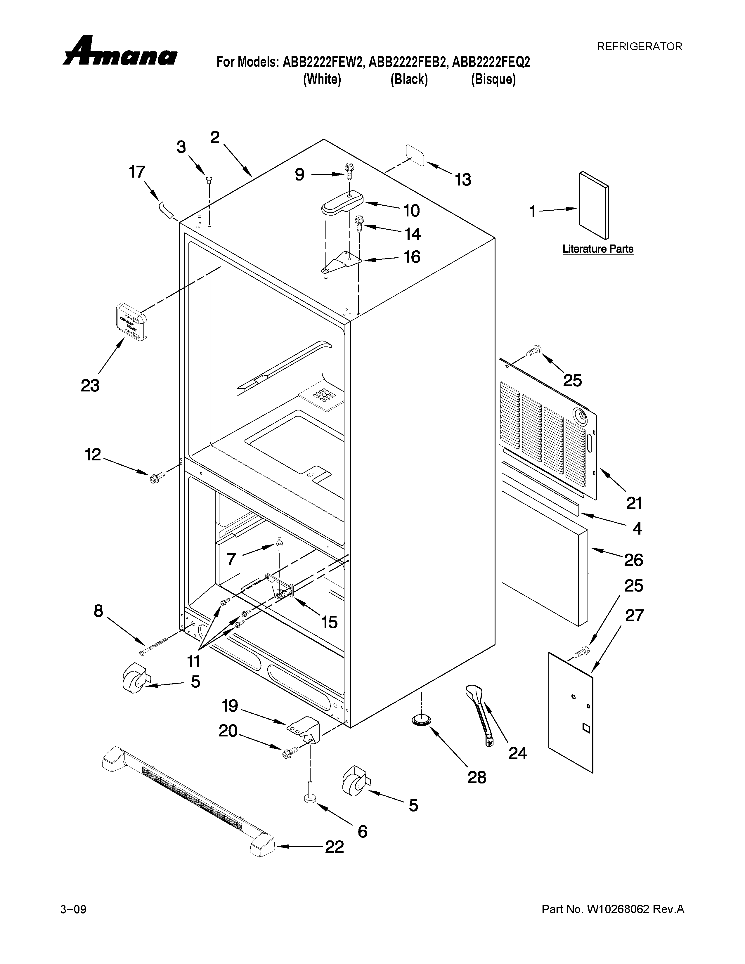 Cabinet parts