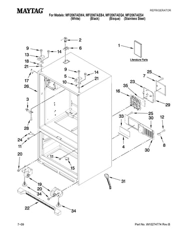 Cabinet parts