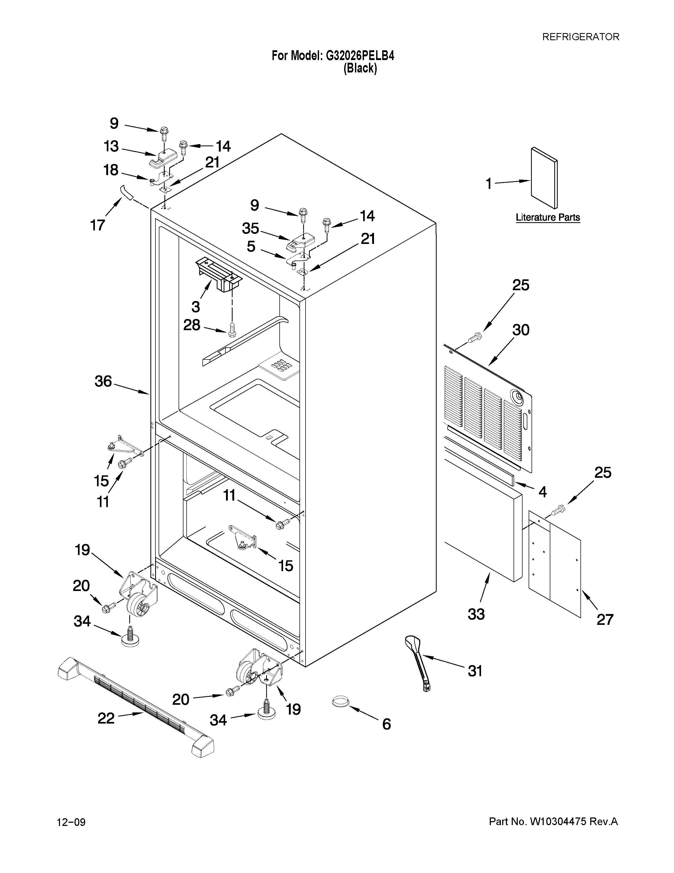 Cabinet parts