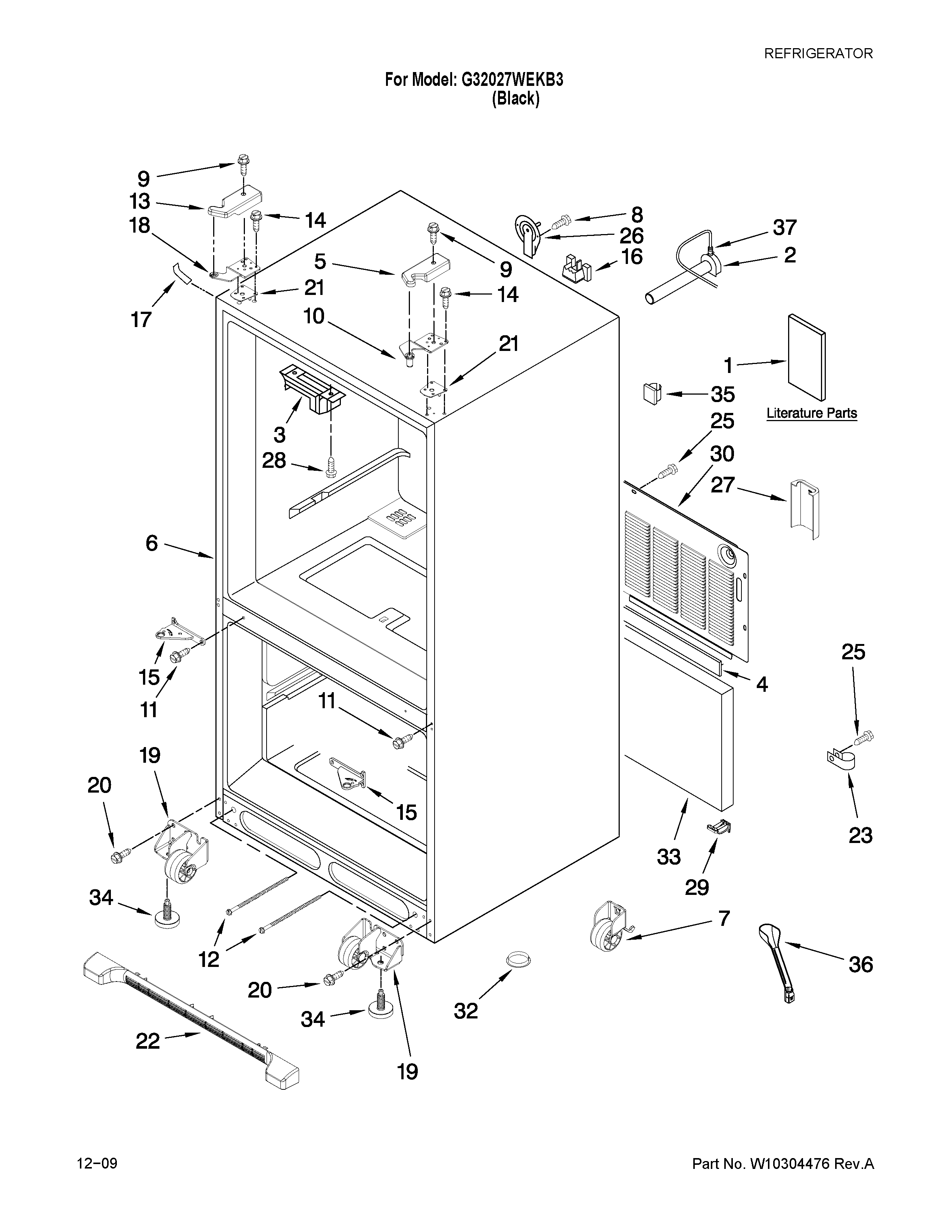Cabinet parts