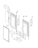Refrigerator door parts