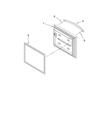 Freezer door parts
