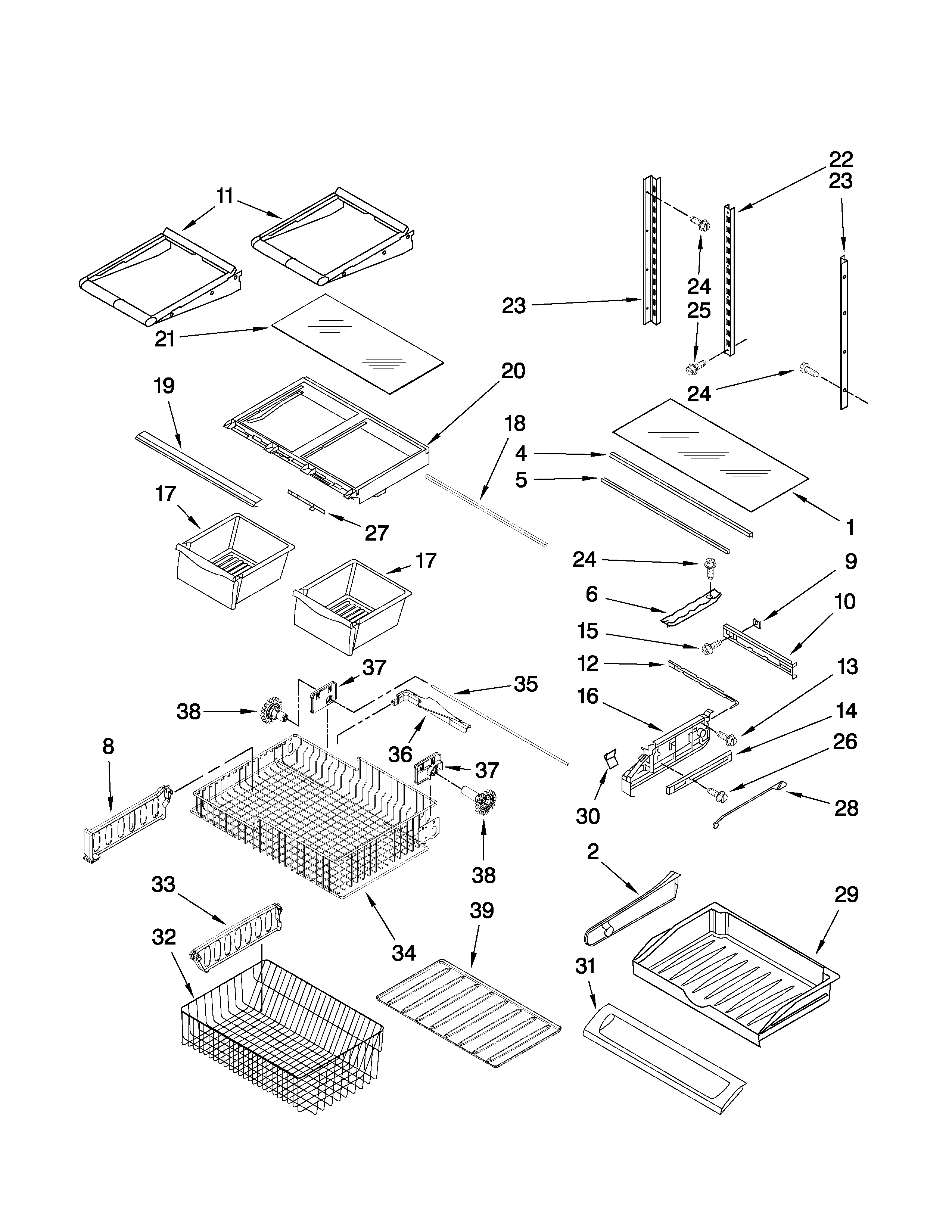 SHELF PARTS