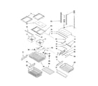 Maytag RY4951000W3 shelf parts diagram