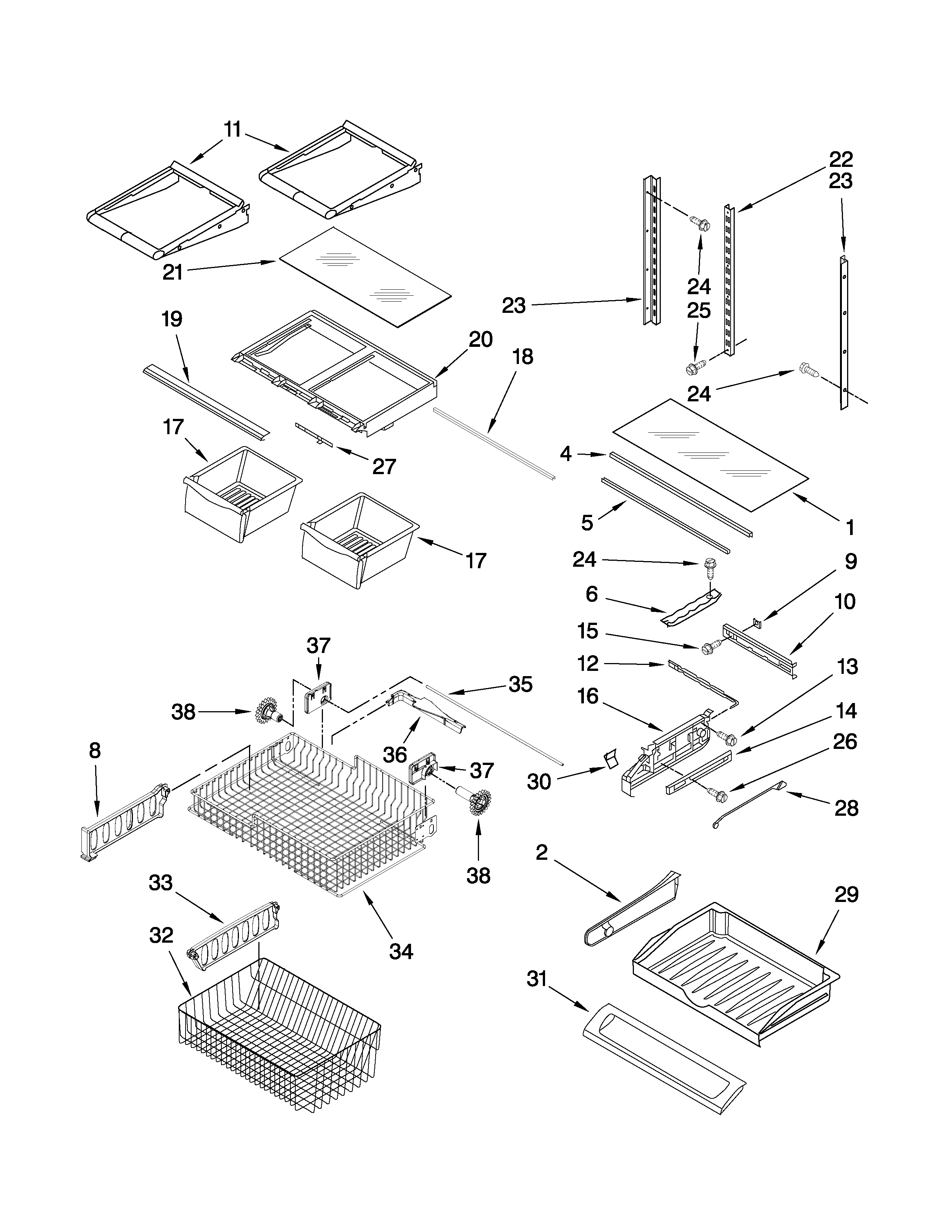 SHELF PARTS